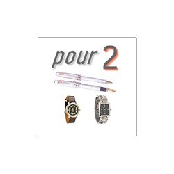 Ensemble Montres & stylos pour deux